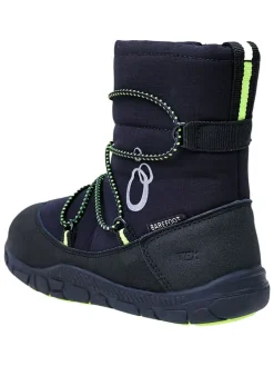 Leren barefootboots zwart