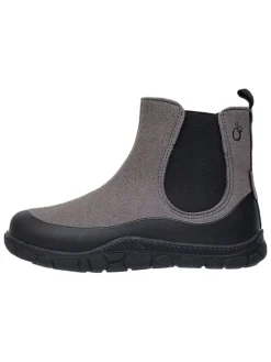 Leren barefootchelseaboots grijs