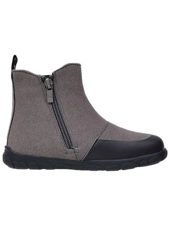 Leren barefootchelseaboots grijs