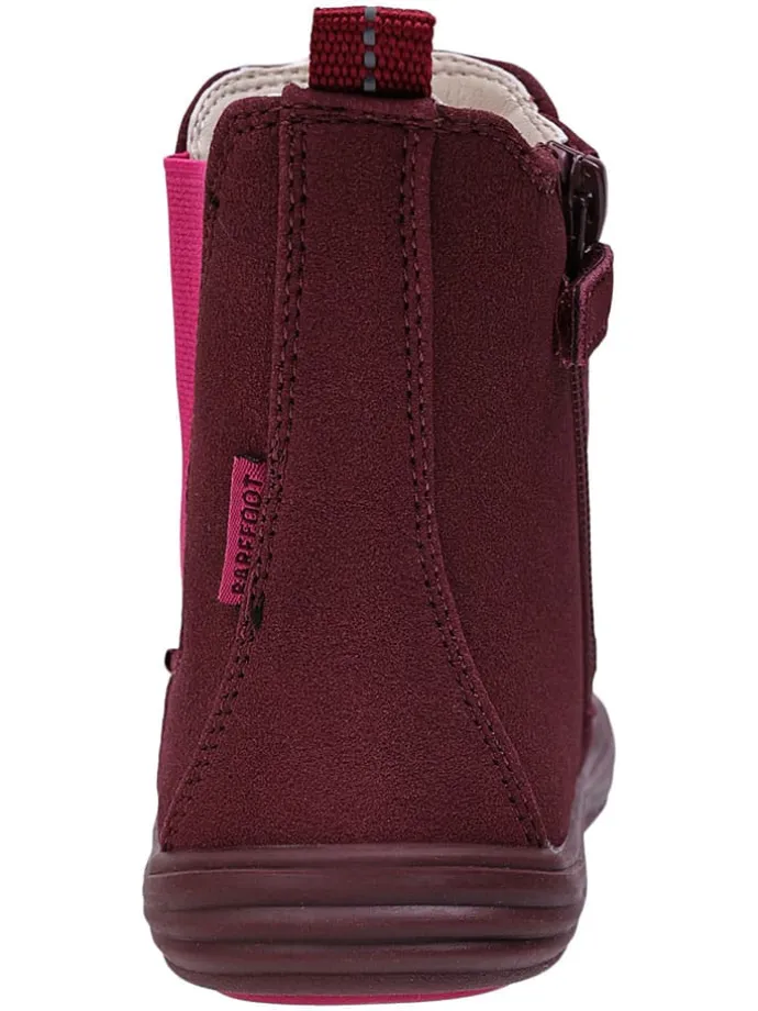 Leren barefootchelseaboots rood