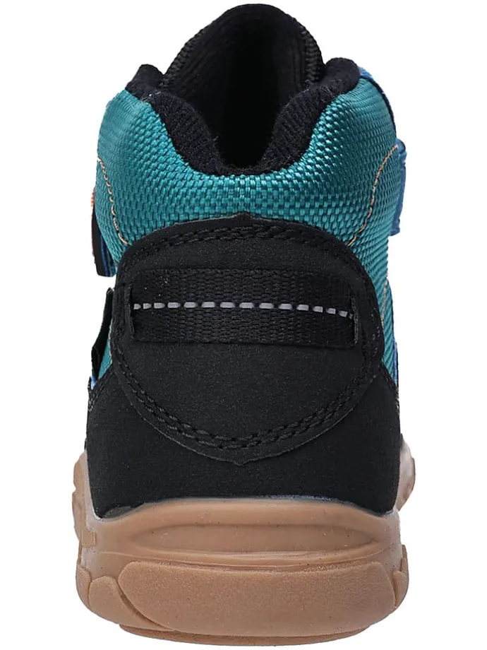 Leren barefootschoenen blauw