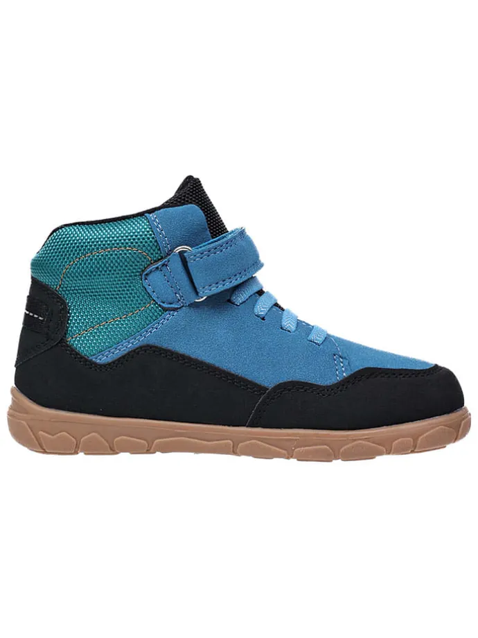 Leren barefootschoenen blauw