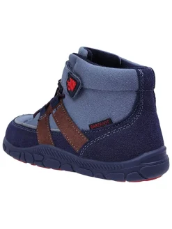 Leren barefootschoenen blauw