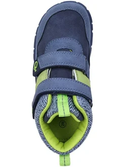 Leren barefootschoenen blauw