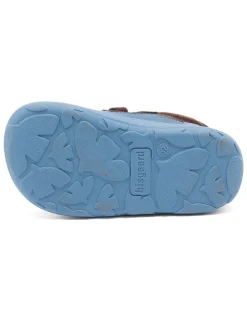 Leren barefootschoenen donkerblauw