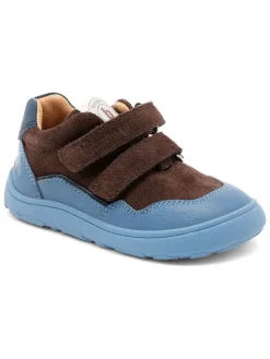 Leren barefootschoenen donkerblauw