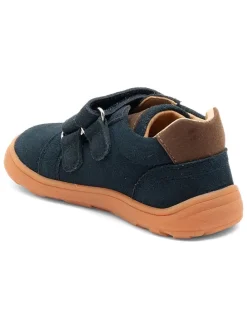 Leren barefootschoenen donkerblauw