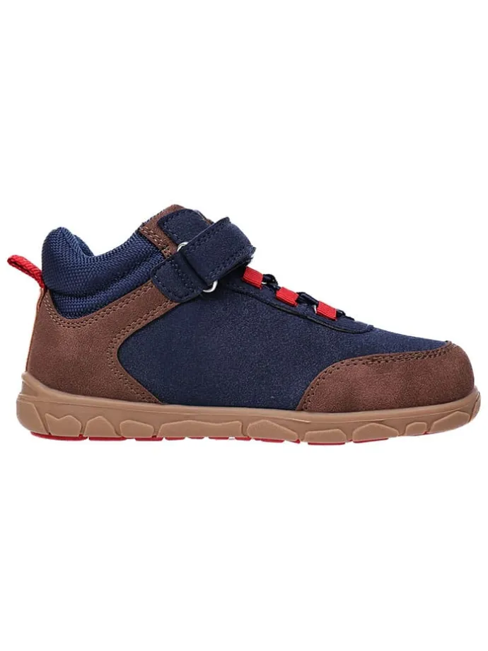 Leren barefootschoenen donkerblauw