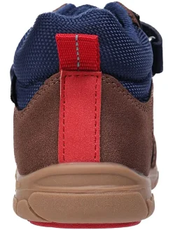 Leren barefootschoenen donkerblauw