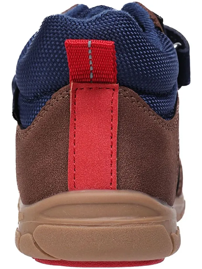 Leren barefootschoenen donkerblauw