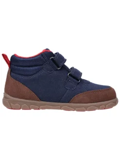 Leren barefootschoenen donkerblauw