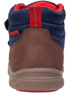 Leren barefootschoenen donkerblauw