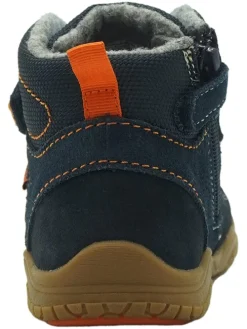 Leren barefootschoenen donkerblauw