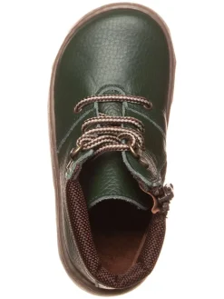 Leren barefootschoenen groen