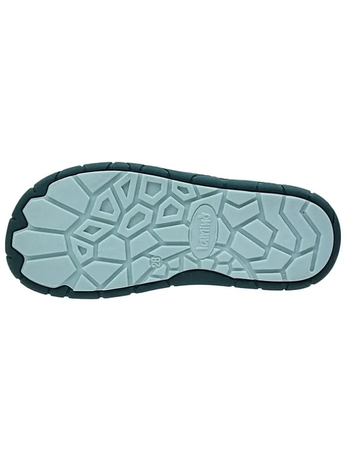 Leren barefootschoenen groen