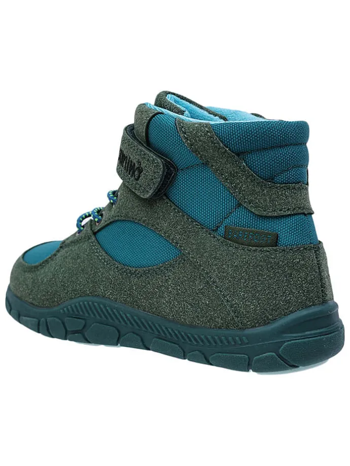Leren barefootschoenen groen