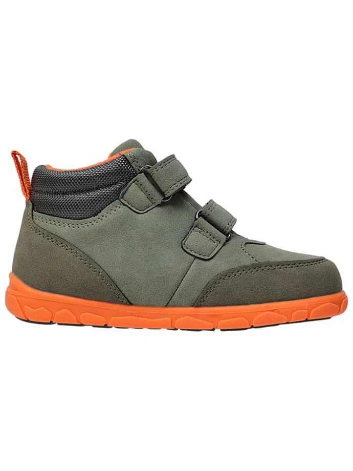 Leren barefootschoenen groen