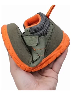 Leren barefootschoenen groen