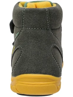 Leren barefootschoenen kaki
