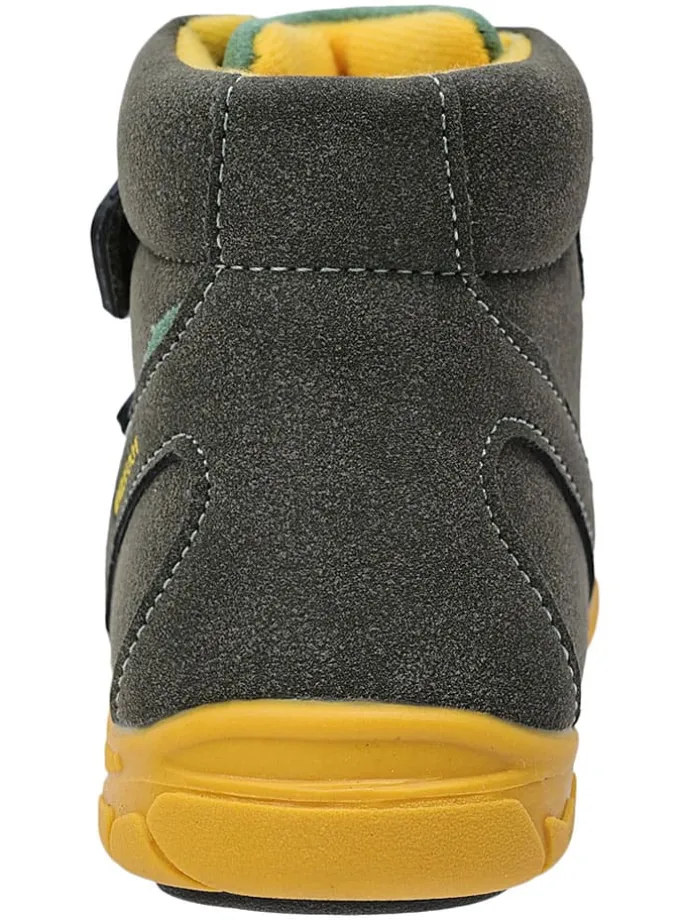 Leren barefootschoenen kaki