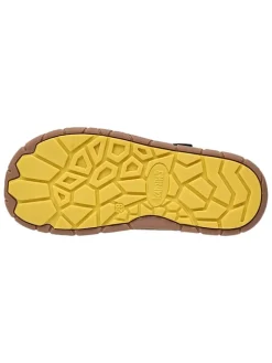 Leren barefootschoenen kaki