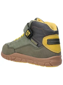 Leren barefootschoenen kaki
