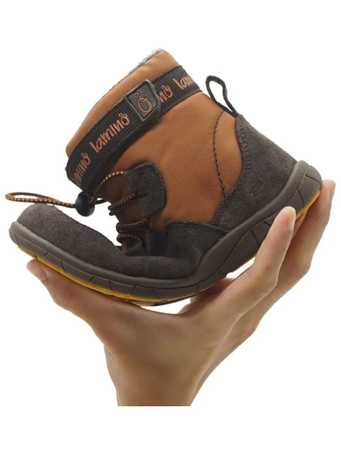 Leren barefootschoenen lichtbruin