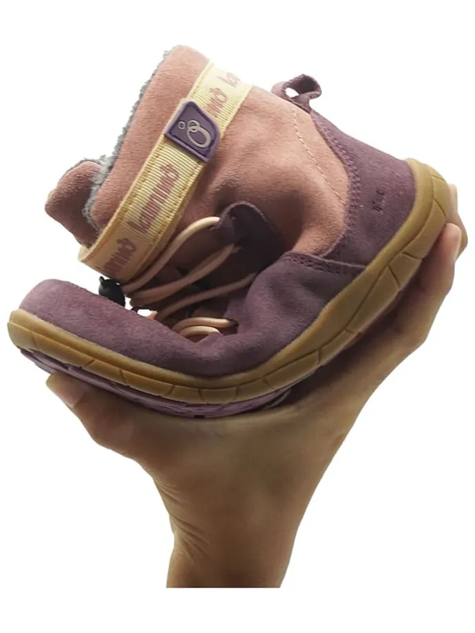 Leren barefootschoenen lichtroze