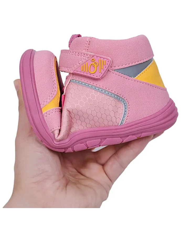 Leren barefootschoenen lichtroze