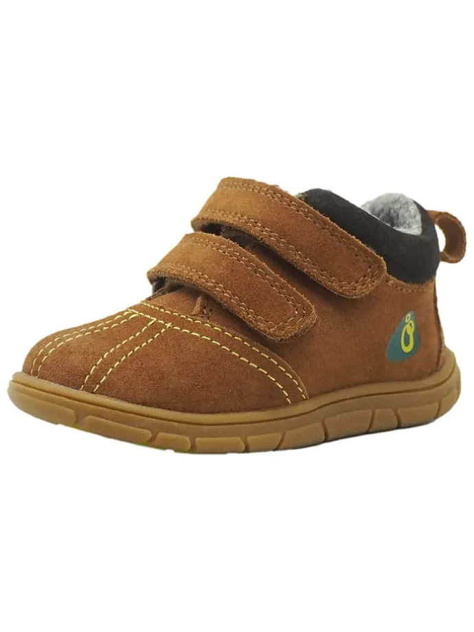 Leren barefootschoenen lichtbruin