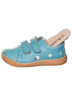 Leren barefootschoenen lichtblauw