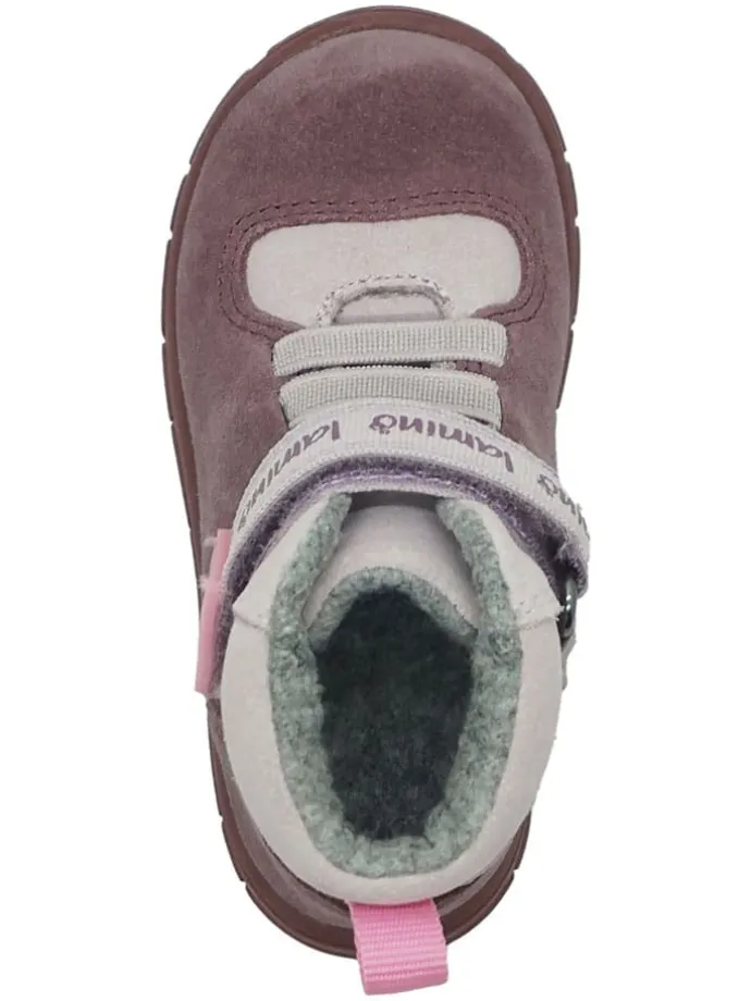 Leren barefootschoenen paars
