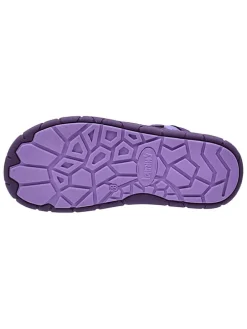 Leren barefootschoenen paars