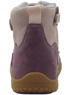 Leren barefootschoenen paars