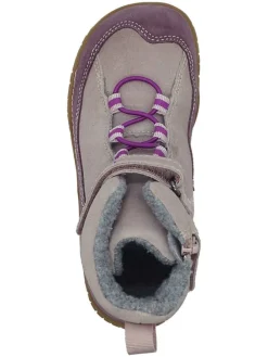 Leren barefootschoenen paars