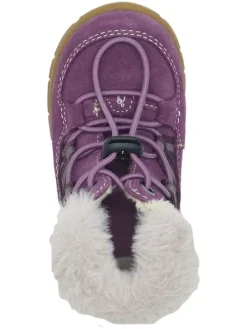 Leren barefootschoenen paars
