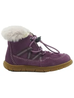 Leren barefootschoenen paars