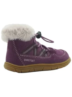 Leren barefootschoenen paars