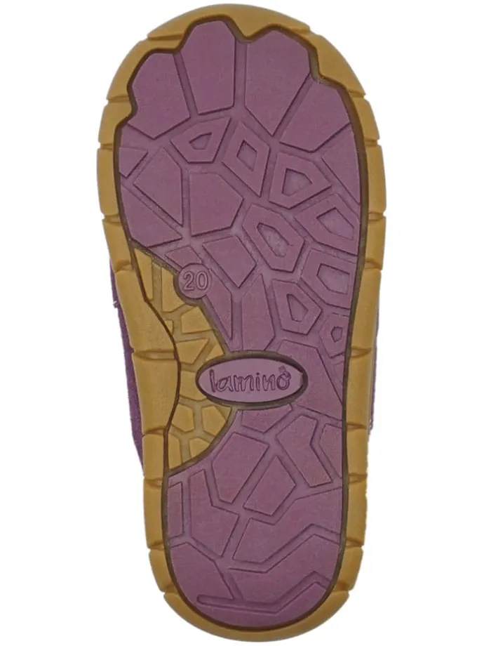 Leren barefootschoenen paars