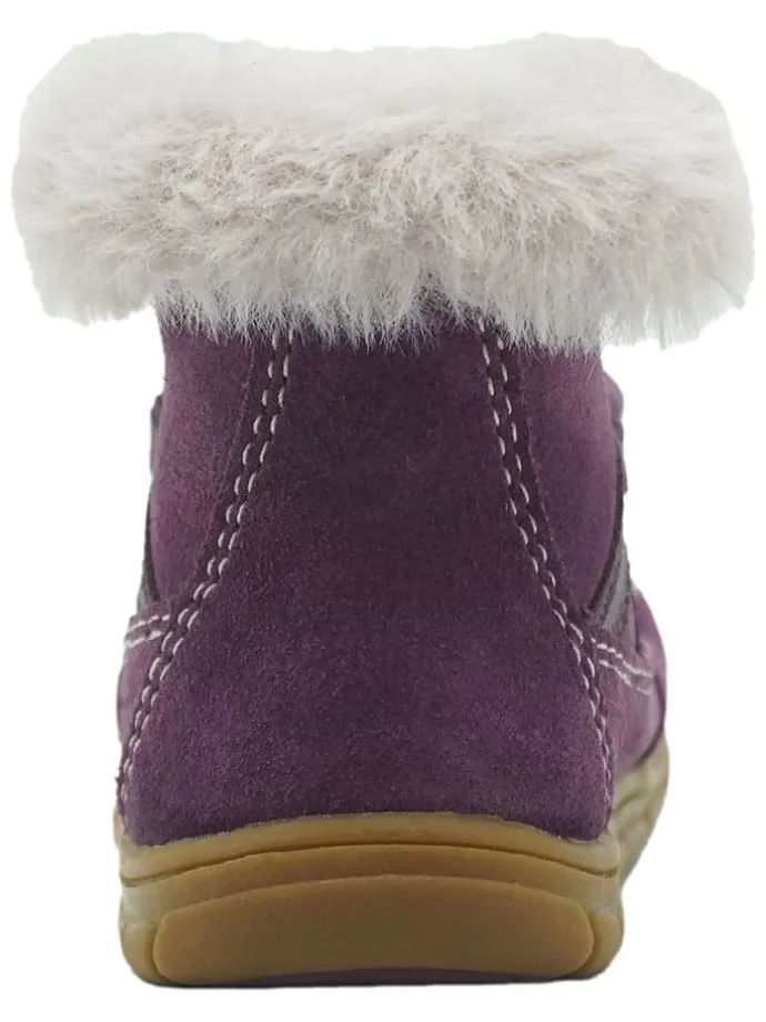 Leren barefootschoenen paars