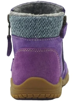 Leren barefootschoenen paars