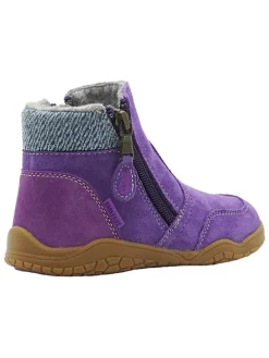 Leren barefootschoenen paars