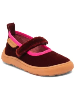 Leren barefootschoenen rood