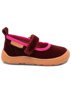 Leren barefootschoenen rood