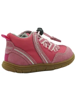 Leren barefootschoenen roze