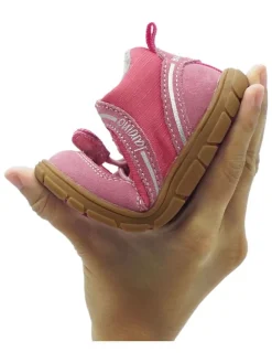 Leren barefootschoenen roze