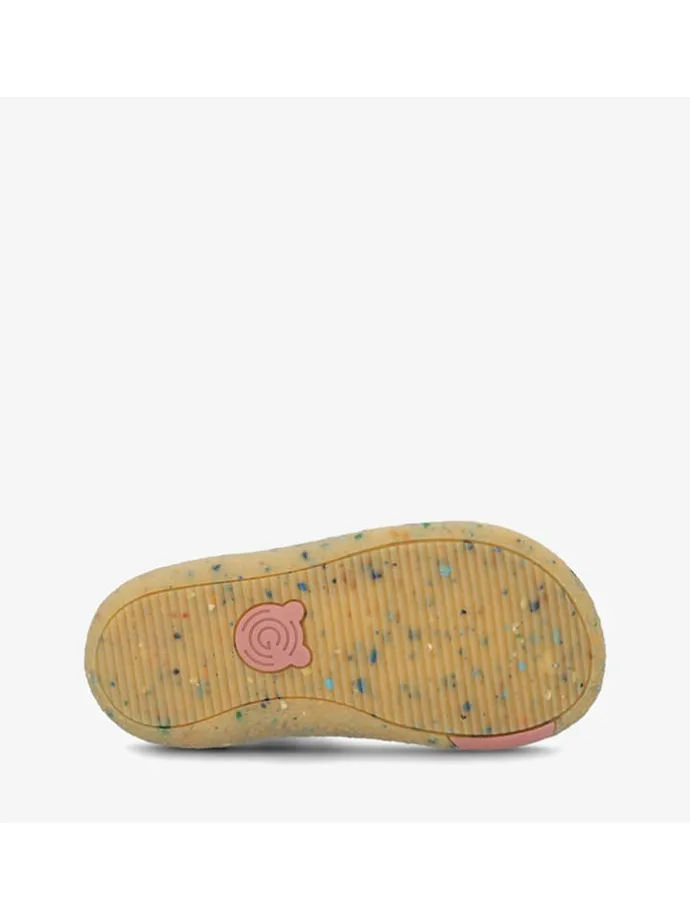 Leren barefootschoenen "Stella" goudkleurig