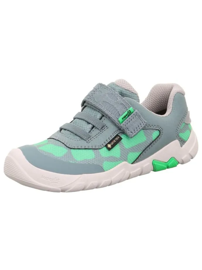 Leren barefootschoenen "Trace" groen