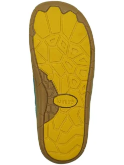Leren barefootschoenen turquoise