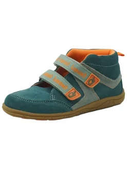 Leren barefootschoenen turquoise